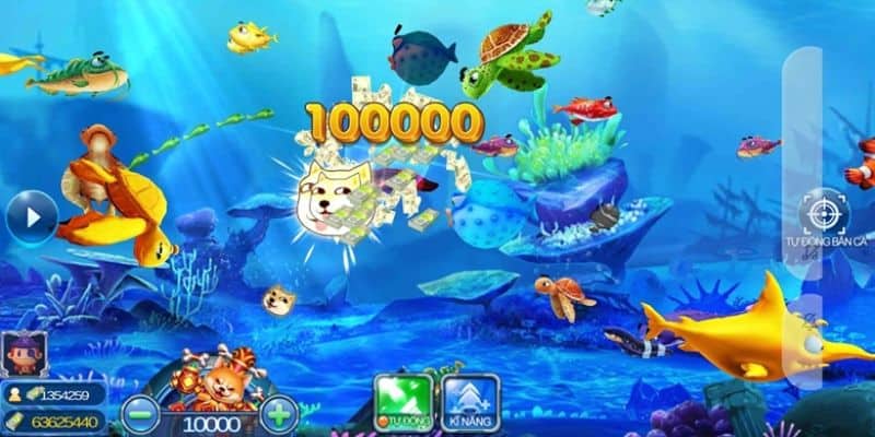 Chia tiền cược hợp lý khi chơi game bắn cá hack xu